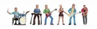 36839 Noch Rock Band (6) and Accessories Figure Set